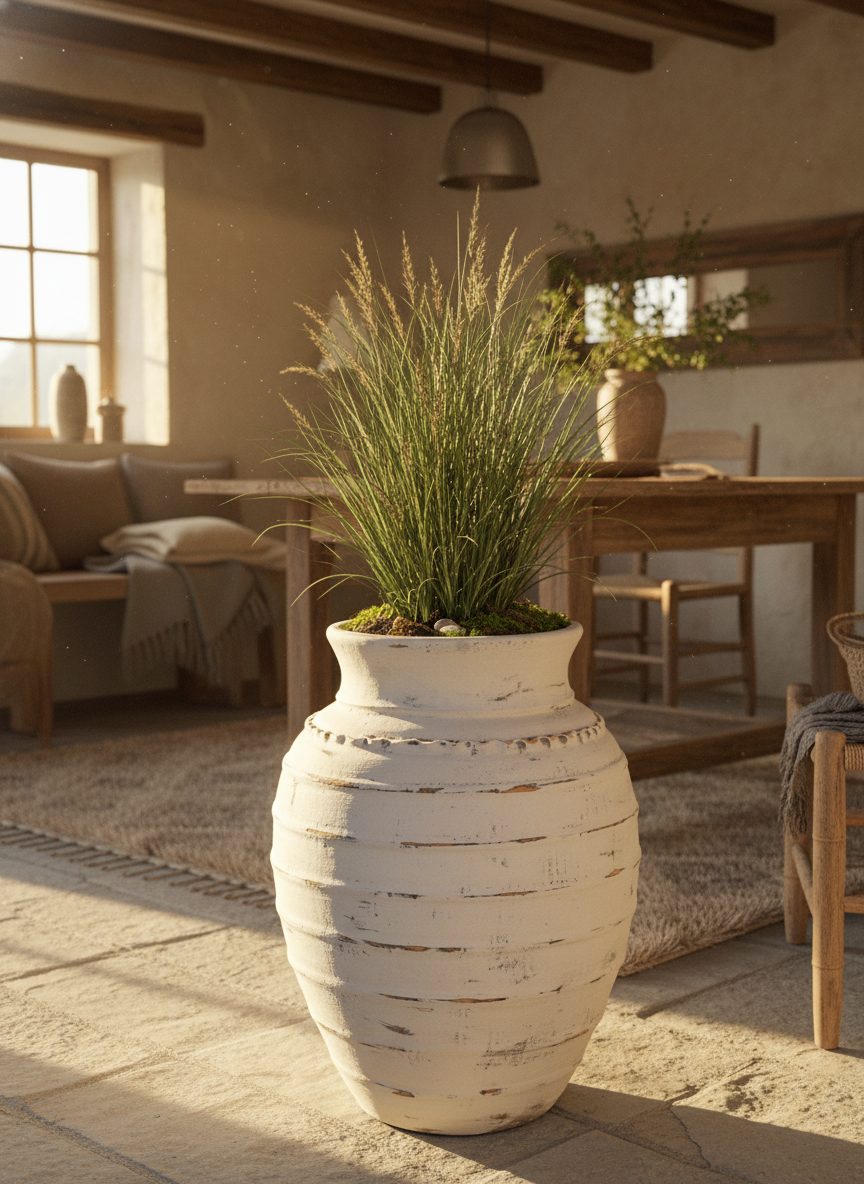 Vaso terracota artesanal Exclusivo 3 feito à mão Portugal, decoração minimalista, wabi-sabi, rústica, mediterrânico e farmehouse. Decoração e design de interiores; decoração e design biofílico;