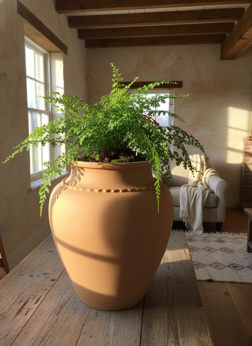 Vaso terracota artesanal Kora A feito à mão Portugal, decoração wabi-sabi, minimalista, rústico, mediterrânico, e outras. Decoração e design de interiores; decoração e design biofílico;