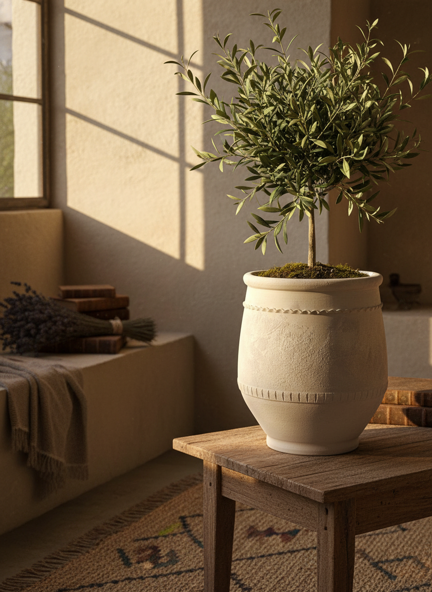 Vaso Terracota ALBA G - 40-60cm - Artesanal Português - Decoração