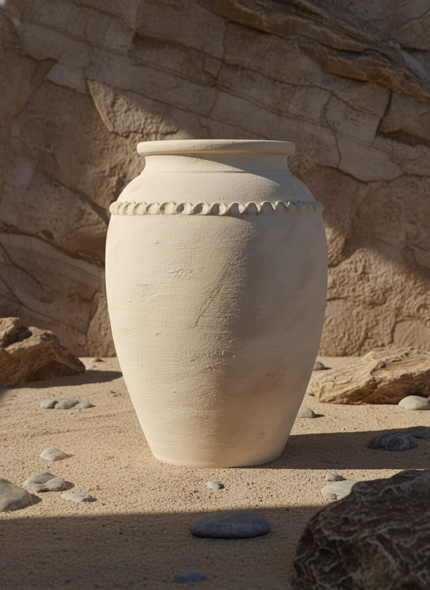 Vaso terracota artesanal EXC 16, handmade em Portugal. Design de interiores, decoração sustentável; design biofílico; Decoração wabi-sabi, farmhouse, Japandi, minimalista, mediterrânica, cottagecore e moderno