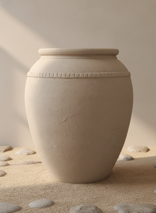 Vaso terracota artesanal Luma D, artesanalmente feito em Portugal, decoração wabi-sabi, minimalista, rústica, mediterrânica, cottagecore e farmhouse . Design de interiores; decoração e design biofílico;