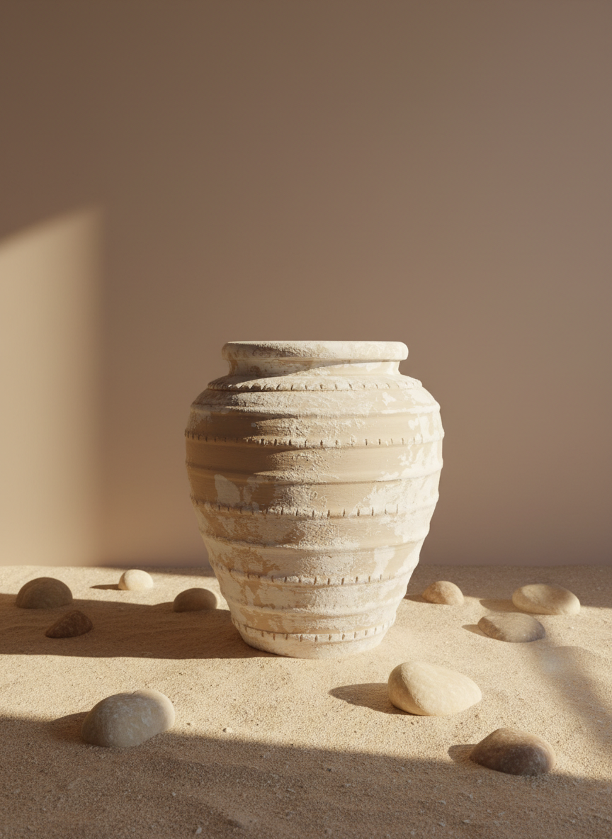 Vaso terracota artesanal MARUA K, feito à mão Portugal. Decoração sustentável nos Estilos: cottage, wabi-sabi, minimalista, rústico, mediterrânico, e moderno. Design de interiores; design biofílico;