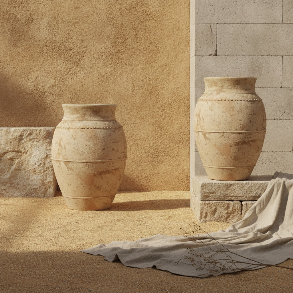 Vaso terracota artesanal LAMOUR I feito à mão Portugal. Decoração orgãnica; Decoração sustentável; Design de interiores; decoração e design biofílico; Decoração minimalista, wabi-sabi, rústica, mediterrânico e farmehouse.