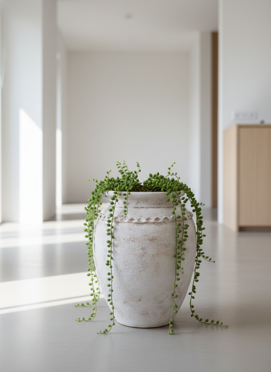 Vaso terracota artesanal Tamar C feito à mão Portugal. biofílico; Decoração estilo wabi-sabi, minimalista, rústico, mediterrânico, Japandi e farmehouse. Decoração de interiores;  