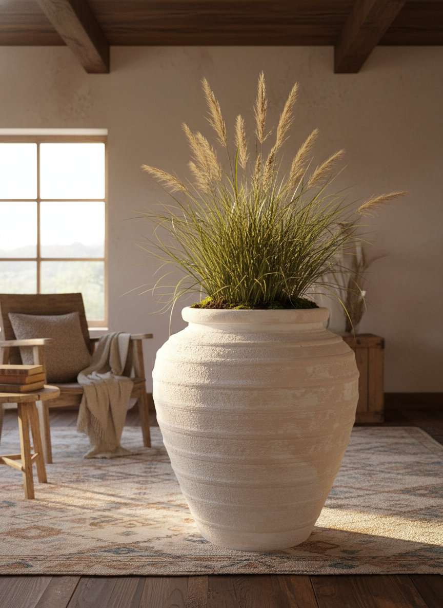 Vaso terracota artesanal Marua C feito à mão Portugal, decoração wabi-sabi, minimalista, rústico, mediterrânico, e outras. Decoração e design de interiores; decoração e design biofílico;