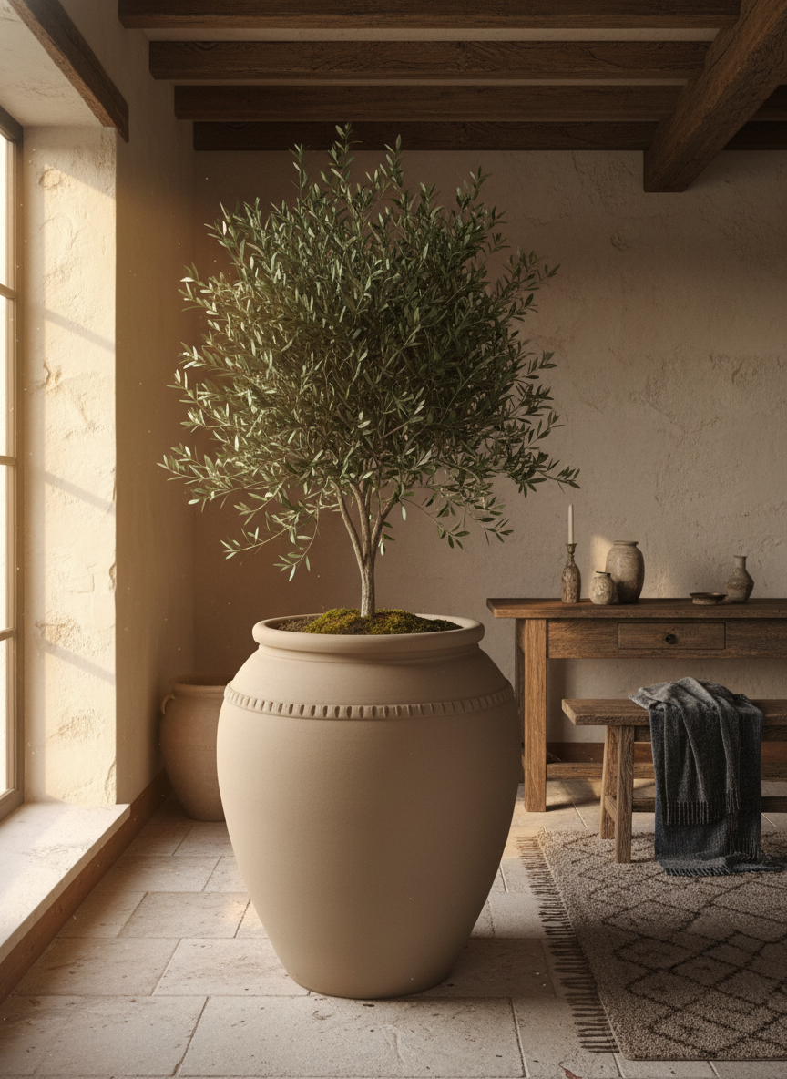 Vaso terracota artesanal Luma A feito à mão Portugal, decoração wabi-sabi, minimalista, rústico, mediterrânico, e outras. Decoração e design de interiores; decoração e design biofílico;