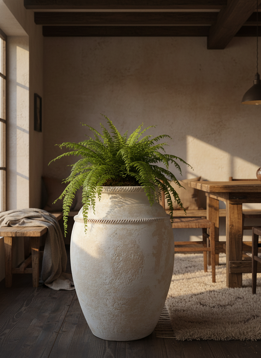 Vaso terracota artesanal Tamar A feito à mão Portugal, decoração wabi-sabi, minimalista, rústico, mediterrânico, e outras. Decoração e design de interiores; decoração e design biofílico; 