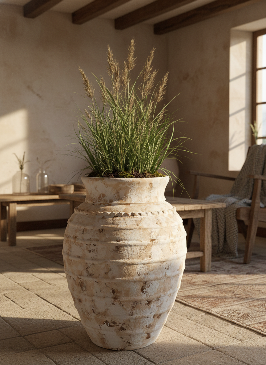 Vaso terracota artesanal Exclusivo 1 feito à mão Portugal, decoração wabi-sabi, minimalista, rústico, mediterrânico, e outras. Decoração e design de interiores; decoração e design biofílico;