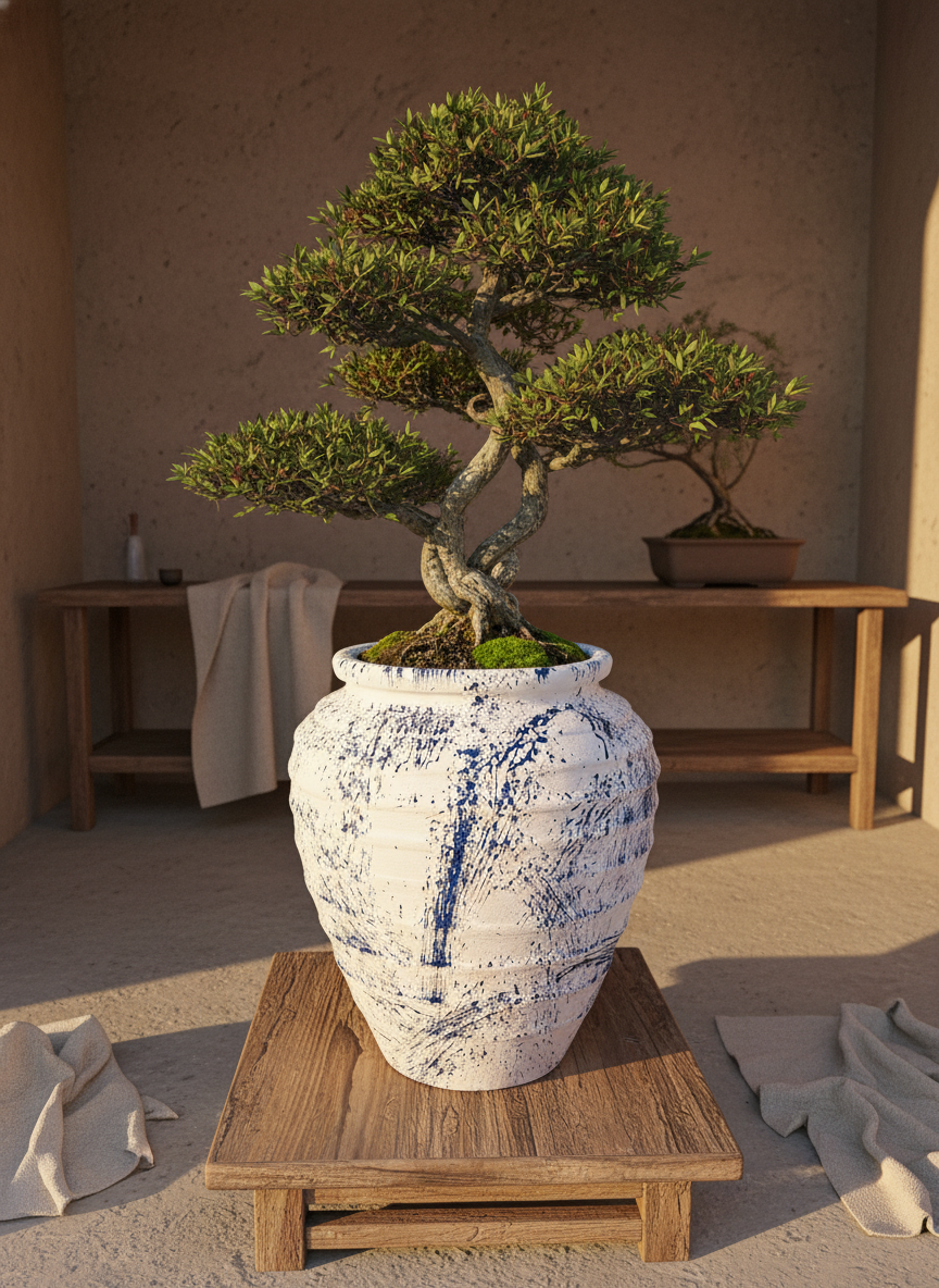 Vaso terracota artesanal feito à mão em Portugal, decoração Japandi, minimalista, rústico, mediterrânico, farmhouse, modern decor. Decoração e design de interiores; decoração e design biofílico;