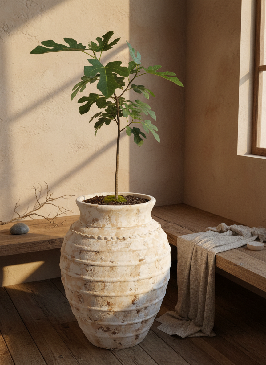 Vaso terracota artesanal Exclusivo 1 feito à mão Portugal, decoração wabi-sabi, minimalista, rústico, mediterrânico, e outras. Decoração e design de interiores; decoração e design biofílico;