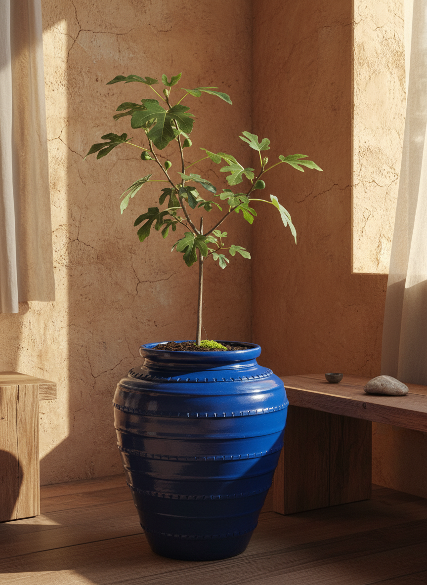 Vaso terracota artesanal Safi A feito à mão Portugal, decoração wabi-sabi, minimalista, rústico, mediterrânico, e outras. Decoração e design de interiores; decoração e design biofílico;