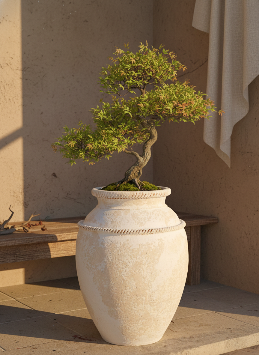 Vaso terracota artesanal Tamar A feito à mão Portugal, decoração wabi-sabi, minimalista, rústico, mediterrânico, e outras. Decoração e design de interiores; decoração e design biofílico; 