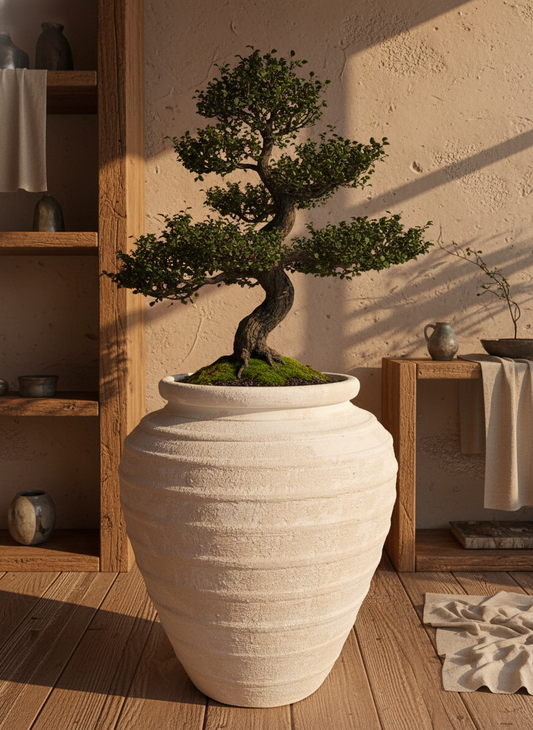 Vaso Terracota MARUA C - 45-65cm - Artesanal Português - Decoração"