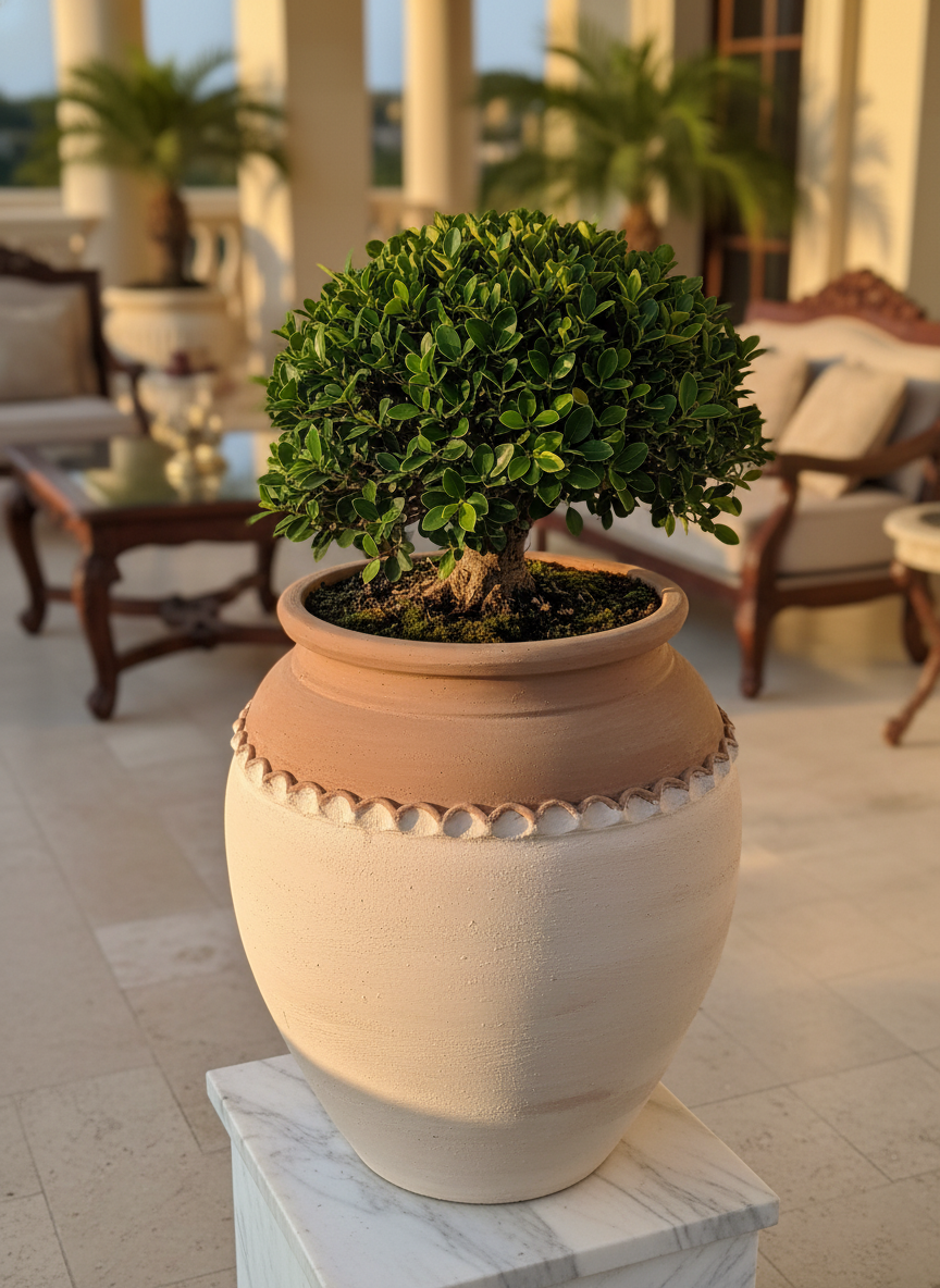 Vaso terracota artesanal Tamar D feito à mão Portugal. Design biofílico; Decoração estilo wabi-sabi, minimalista, rústico, mediterrânico, Japandi e farmehouse. Decoração de interiores;  