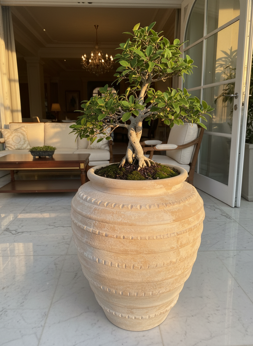 Vaso terracota artesanal Marua A feito à mão Portugal, decoração wabi-sabi, minimalista, rústico, mediterrânico, e outras. Decoração e design de interiores; decoração e design biofílico; 