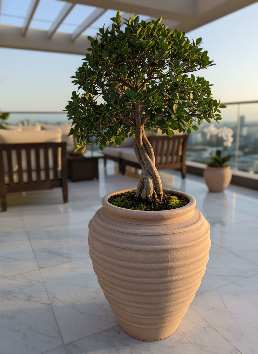 Vaso terracota artesanal Marua F, feito à mão Portugal, decoração wabi-sabi, minimalista, rústico, mediterrânico, e outras. Decoração sustentável e design de interiores; design biofílico;