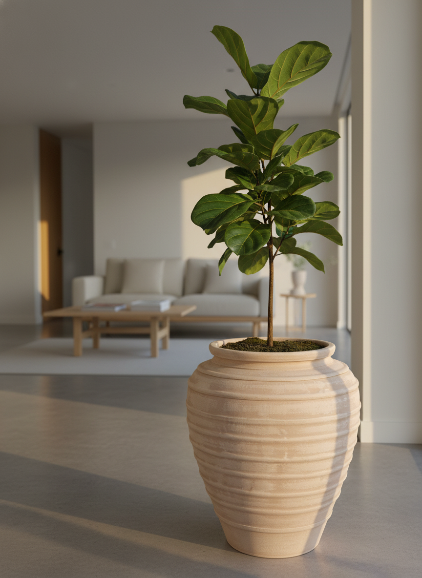 Vaso terracota artesanal Marua F, feito à mão Portugal, decoração wabi-sabi, minimalista, rústico, mediterrânico, e outras. Decoração sustentável e design de interiores; design biofílico;