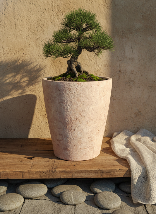 Vaso terracota artesanal  EXC 6, handmade em Portugal, decoração wabi-sabi, farmhouse, Japandi, minimalista, mediterrânica, cottagecore e moderno. Decoração sustentável e design de interiores; design biofílico;