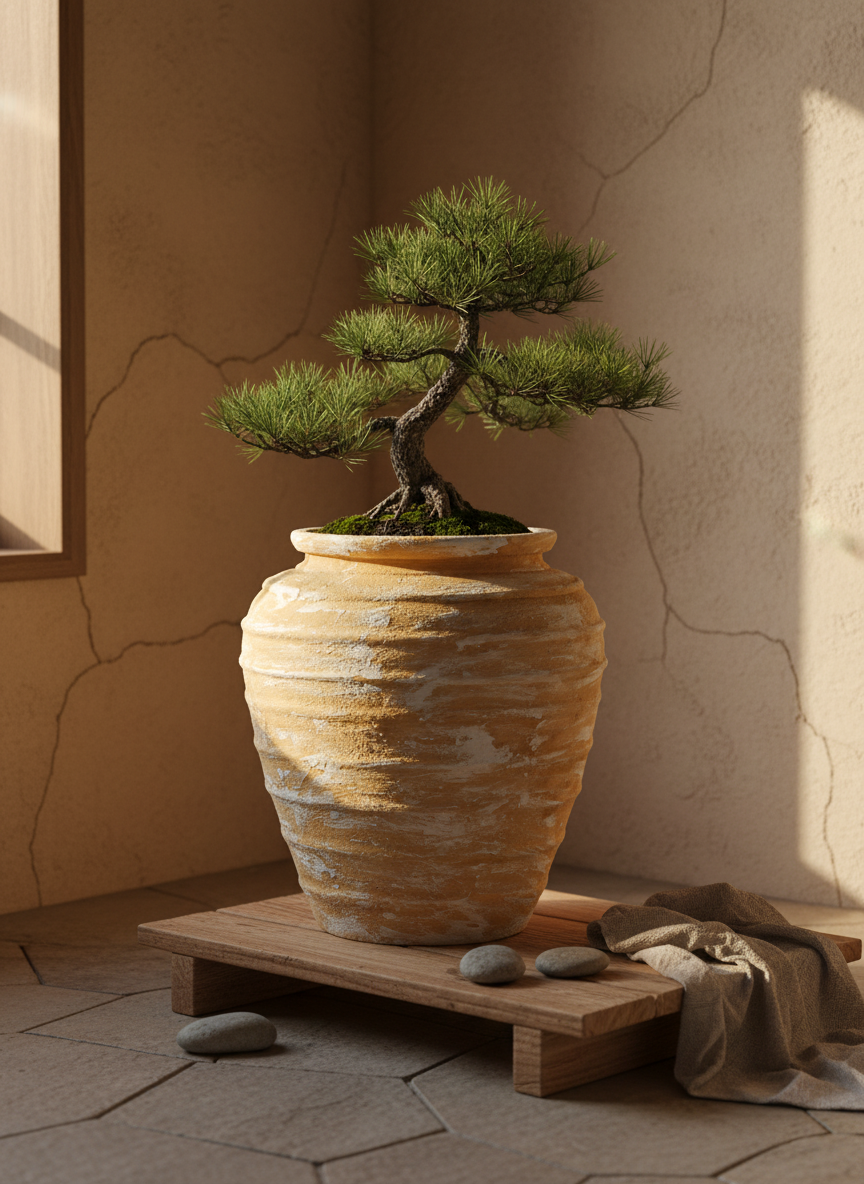 Vaso terracota artesanal Marua I, feito à mão Portugal. Decoração sustentável. EstiloS cottage, wabi-sabi, minimalista, rústico, mediterrânico, e outras. Design de interiores; design biofílico;