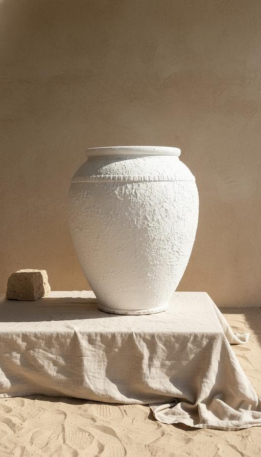 Vaso terracota artesanal Luma E, artesanalmente feito em Portugal, decoração wabi-sabi, minimalista, rústica, mediterrânica, cottagecore e farmhouse . Design de interiores; decoração e design biofílico;