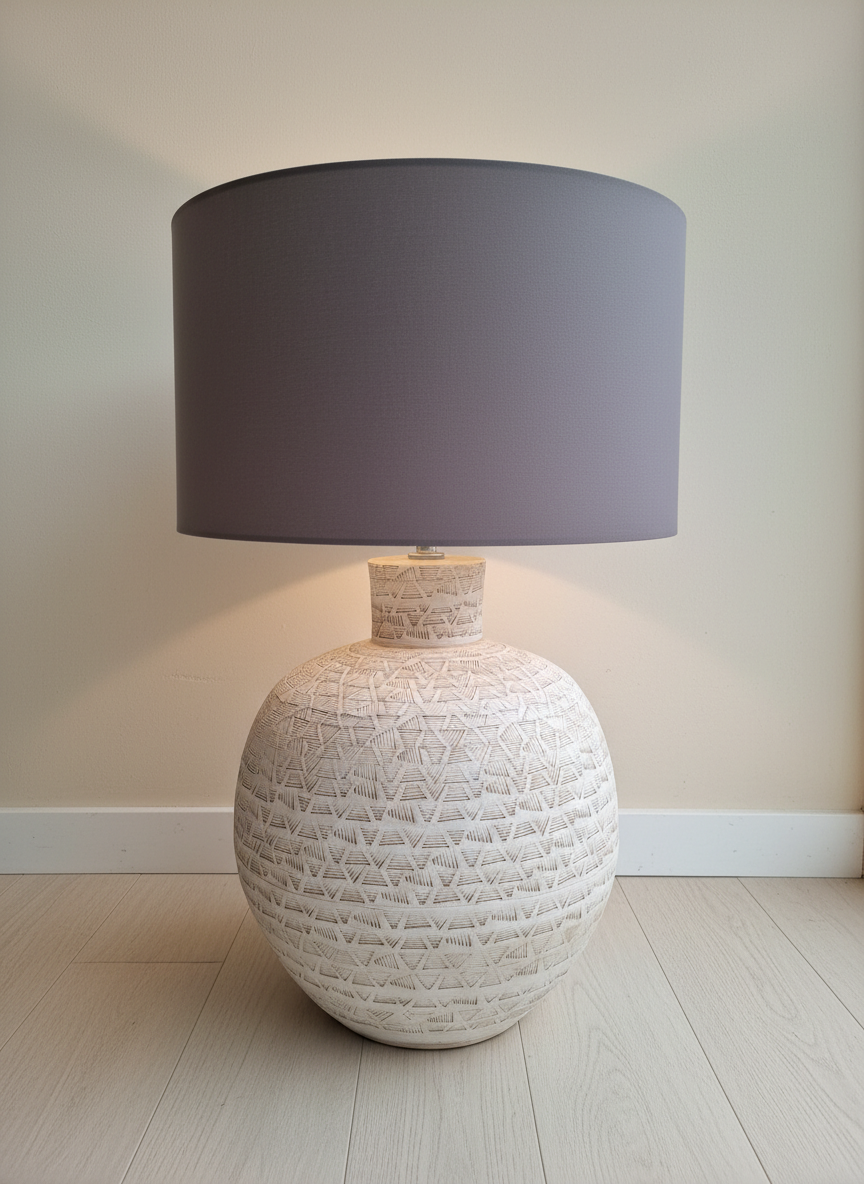 Candeeiro terracota artesanal  EXC 10, handmade em Portugal. Decoração de Interiores. Decoração minimalista, mediterrânica, cottagecore e moderno.  Decoração orgânica sustentável; design biofílico;