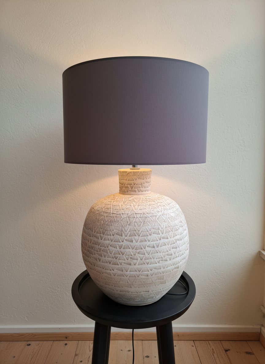 Candeeiro terracota artesanal  EXC 10, handmade em Portugal. Decoração de Interiores. Decoração minimalista, mediterrânica, cottagecore e moderno.  Decoração orgânica sustentável; design biofílico;