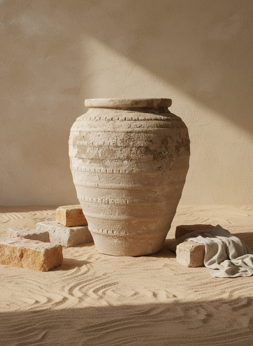 Vaso terracota artesanal Marua D, MADE IN Portugal. Decoração orgânica; Estilo wabi-sabi, minimalista, rústico, mediterrânico, moderno e outras. Decoração sustentável e design de interiores; design biofílico;