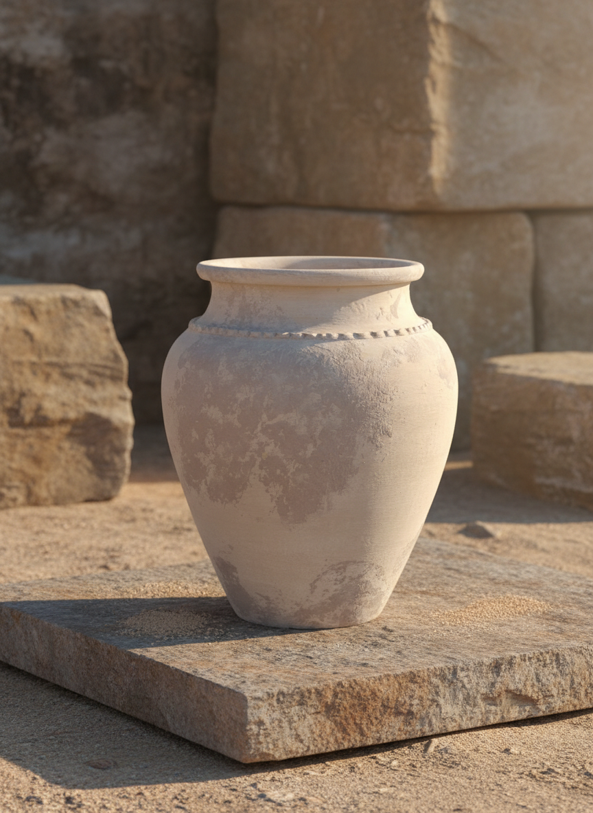 Vaso terracota artesanal Kora M,  artesanato feito em Portugal. Decoração de interiores; Design biofílico; Decoração sustentável nos estilos: Japandi, minimalista, rústico, mediterrânico, farmhouse e cottage. 