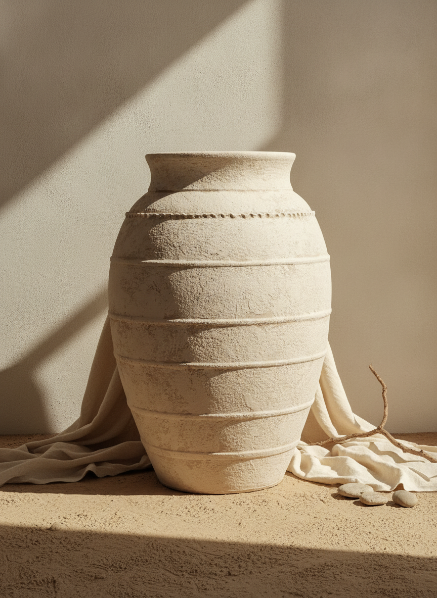 Vaso terracota artesanal LAMOUR J feito à mão Portugal. Decoração sustentável; Decoração orgânica; decoração e design biofílico; Decoração minimalista, wabi-sabi, rústica, mediterrânico e farmehouse.  Design de interiores; 