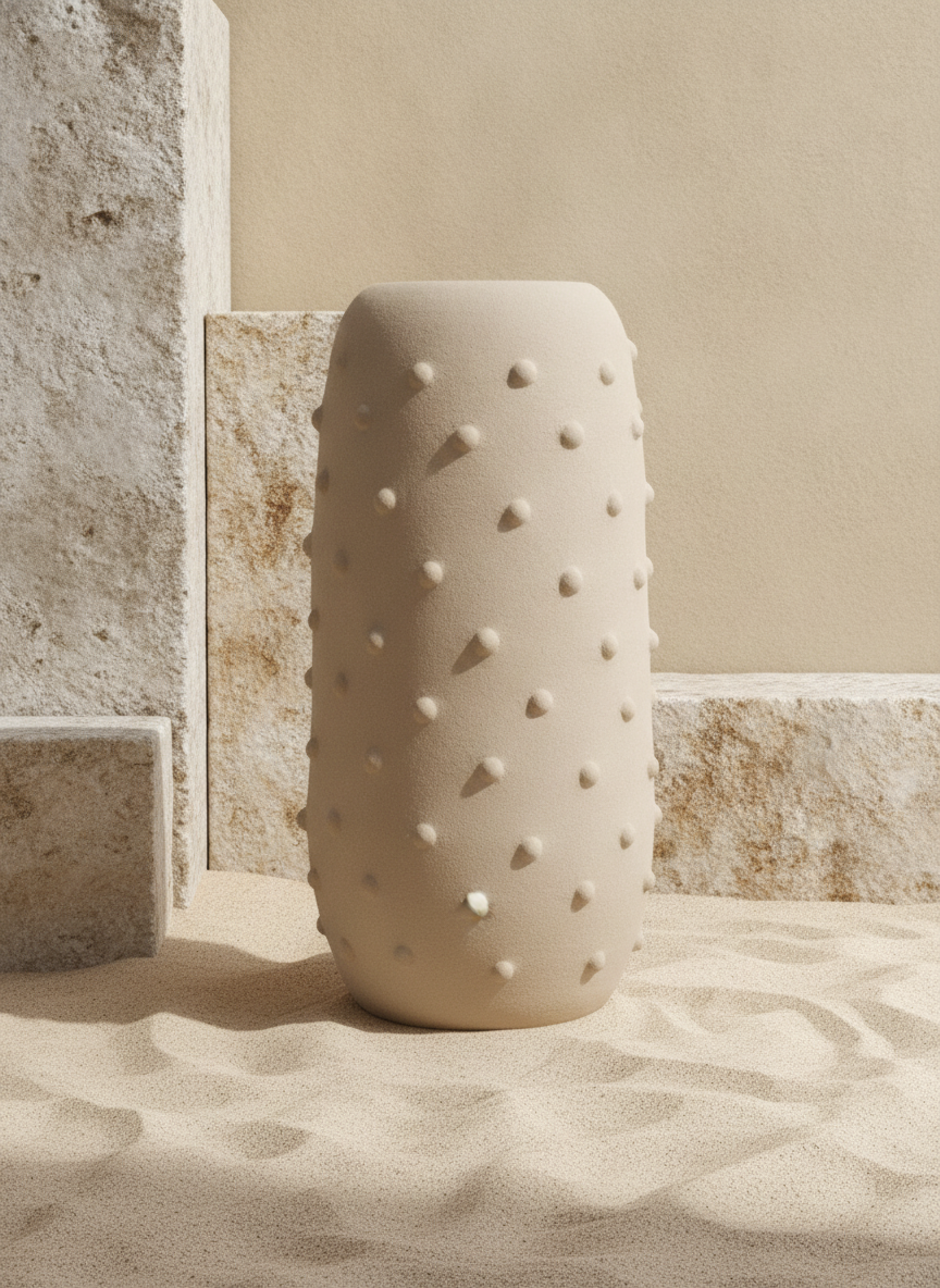 Vaso terracota artesanal  EXC 21, handmade em Portugal. Design de interiores sustentável; design biofílico. Decoração wabi-sabi, farmhouse, Japandi, minimalista, mediterrânica, cottagecore e moderno.  Decoração orgânica;