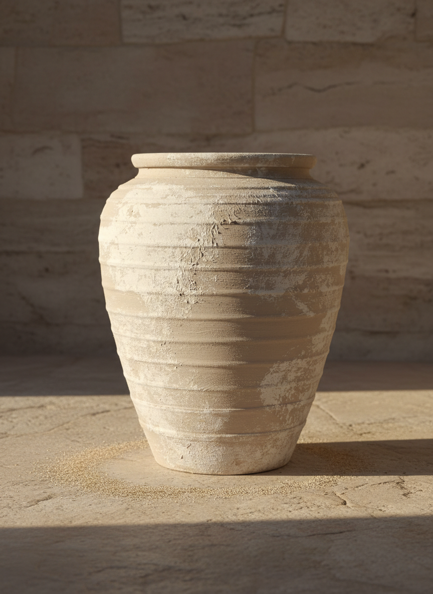 Vaso terracota artesanal Marua K, feito à mão Portugal. Estilo wabi-sabi, minimalista, rústico, mediterrânico, moderno e outras. Decoração sustentável e design de interiores; design biofílico;