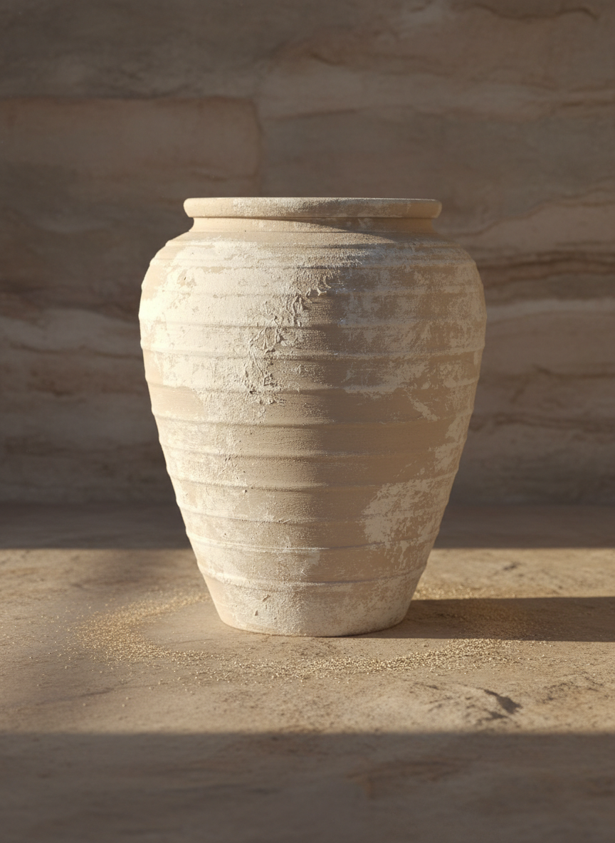 Vaso terracota artesanal Marua K, feito à mão Portugal. Estilo wabi-sabi, minimalista, rústico, mediterrânico, moderno e outras. Decoração sustentável e design de interiores; design biofílico;