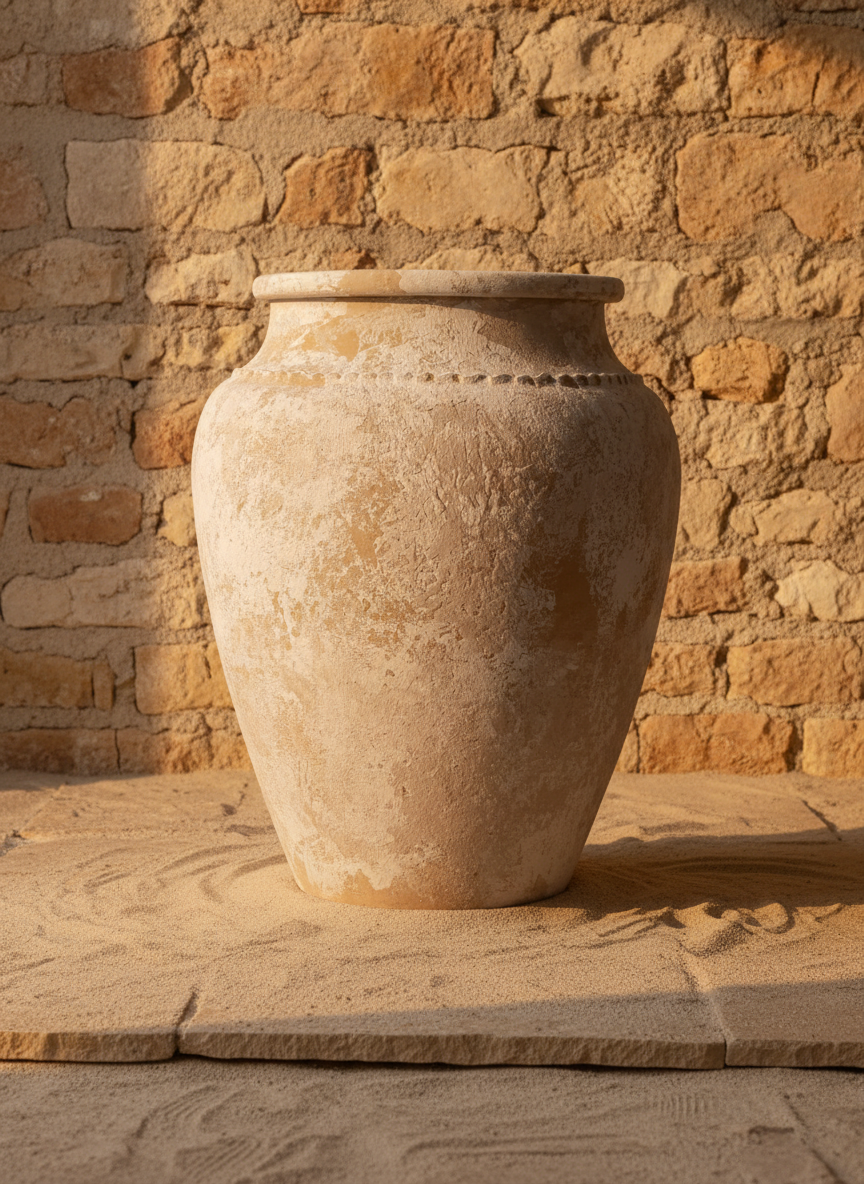 Vaso terracota artesanal Kora L,  artesanato made in em Portugal. Decoração de interiores; Design biofílico; Decoração sustentável nos estilos: Japandi, minimalista, rústico, mediterrânico, farmhouse e cottage. 