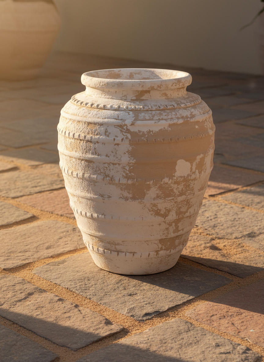 Vaso terracota artesanal MARUA K, feito à mão Portugal. Decoração sustentável nos Estilos: cottage, wabi-sabi, minimalista, rústico, mediterrânico, e moderno. Design de interiores; design biofílico;