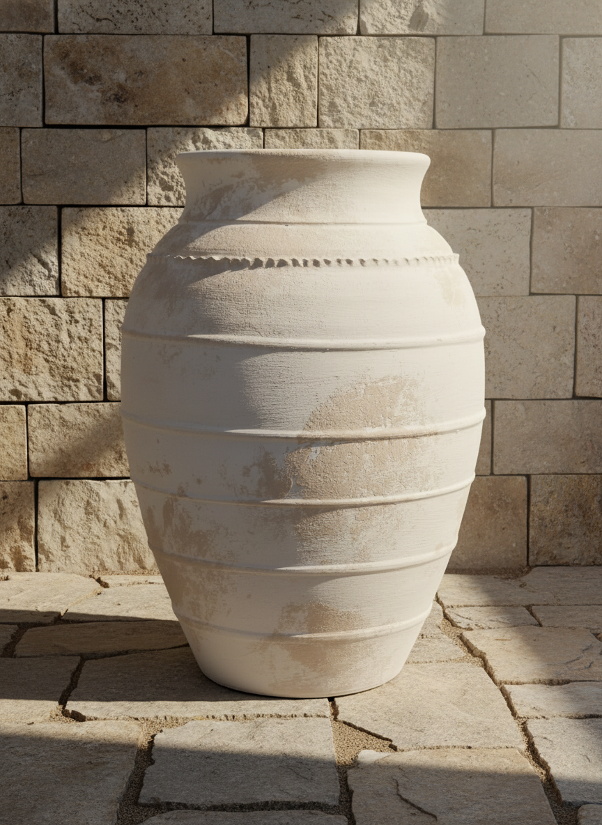 Vaso terracota artesanal LAMOUR F feito à mão Portugal. Decoração sustentável;decoração e design biofílico; Decoração minimalista, wabi-sabi, rústica, mediterrânico e farmehouse.  Design de interiores; 