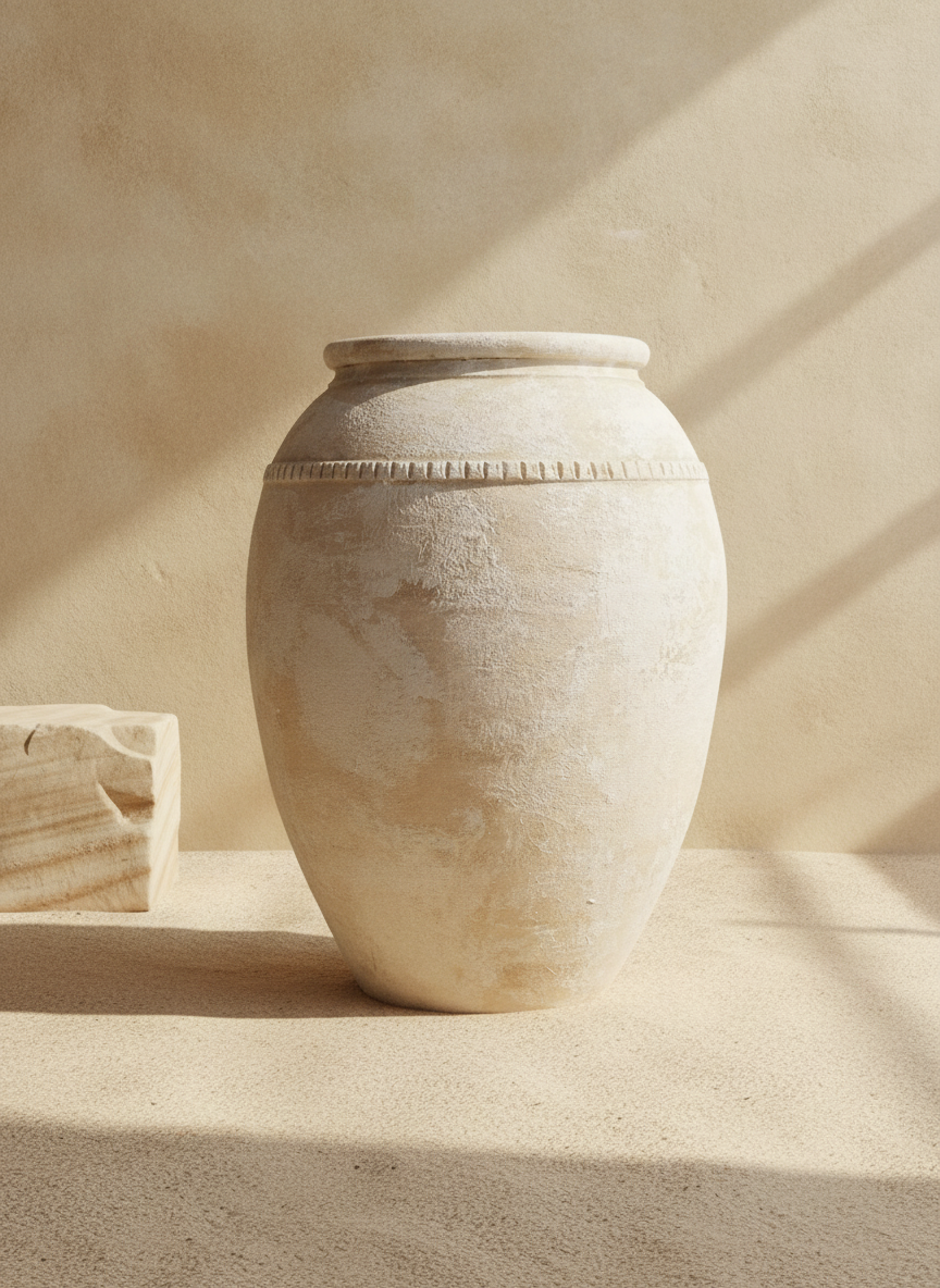 Vaso terracota artesanal  EXC 25, handmade em Portugal. Estilo mediterranico. Decoração orgânica. Design de interiores sustentável; design biofílico; Decoração wabi-sabi, farmhouse, Japandi, minimalista, mediterrânica, cottagecore e moderno.