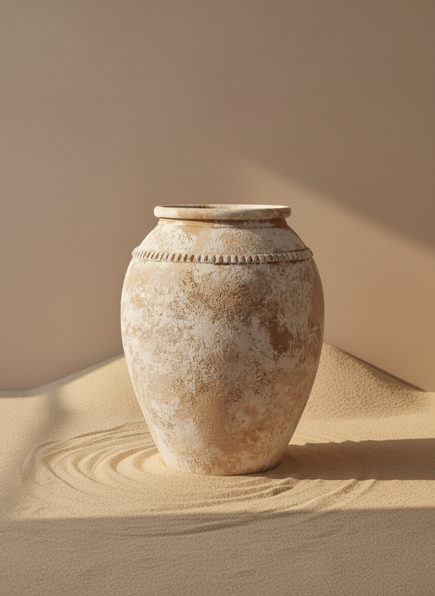 Terracotta Pot LUMA E - 45-73cm - Portuguese Handmade - Decoration