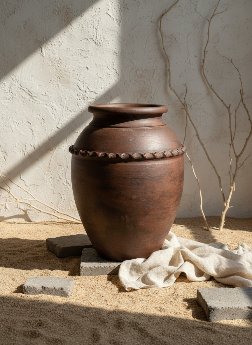 Vaso terracota artesanal RÚSTICO T feito à mão Portugal.  Decoração de interiores e exteriores; Estilos minimalista, rústico, mediterrânico, Japandi, estilo wabi-sabi e farmehouse.   Design biofílico;
