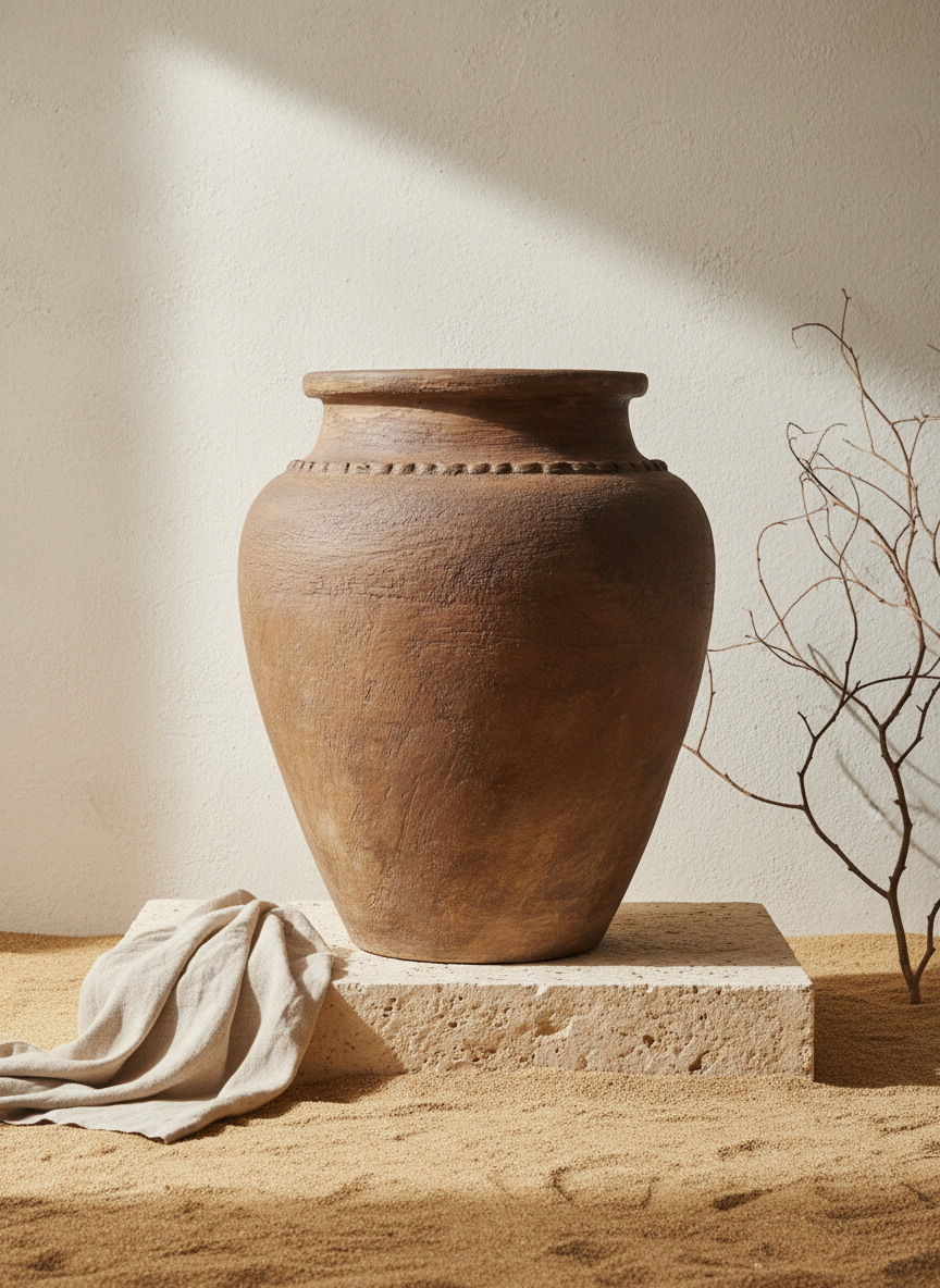 Vaso terracota artesanal RÚSTICO Q feito à mão Portugal. Decoração de interiores e exteriores;  Desing biofílico; Estilos cottagecore, rústico, mediterrânico, Japandi, estilo wabi-sabi e farmehouse. 
