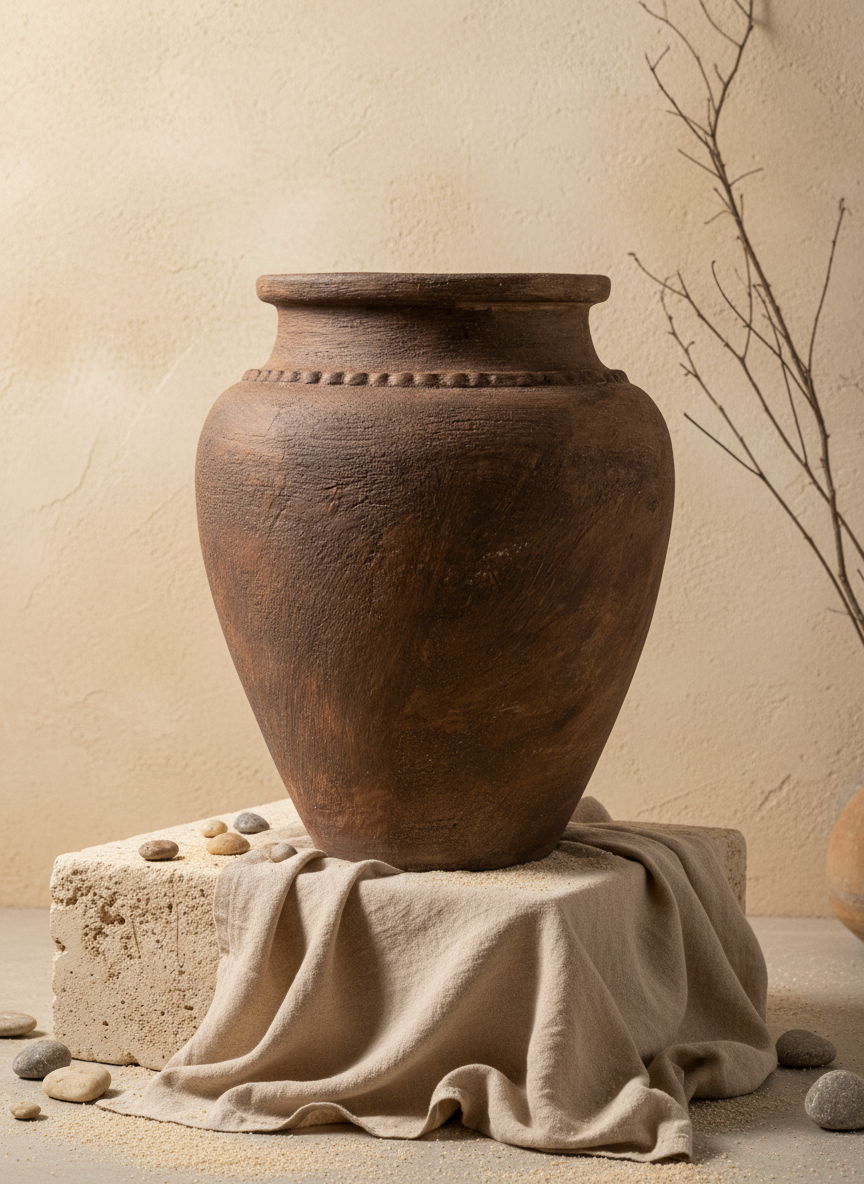Vaso terracota artesanal RÚSTICO Q feito à mão Portugal. Decoração de interiores e exteriores;  Desing biofílico; Estilos cottagecore, rústico, mediterrânico, Japandi, estilo wabi-sabi e farmehouse. 