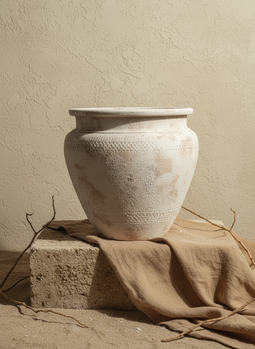 Vaso terracota artesanal  EXC 8, handmade em Portugal.  Decoração minimalista, mediterrânica, cottagecore e moderno.  Decoração orgânica sustentável; design biofílico;
