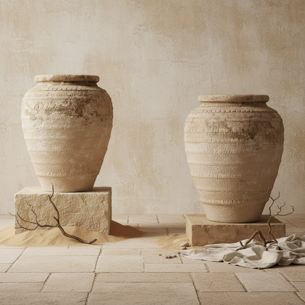Vaso terracota artesanal Marua D, MADE IN Portugal. Decoração orgânica; Estilo wabi-sabi, minimalista, rústico, mediterrânico, moderno e outras. Decoração sustentável e design de interiores; design biofílico;