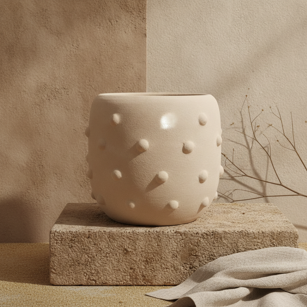 Conjunto de 3 vasos de terracota artesanal  EXC 22, handmade em Portugal. Design de interiores sustentável; design biofílico. Decoração wabi-sabi, farmhouse, Japandi, minimalista, mediterrânica, cottagecore e moderno.  Decoração orgânica;