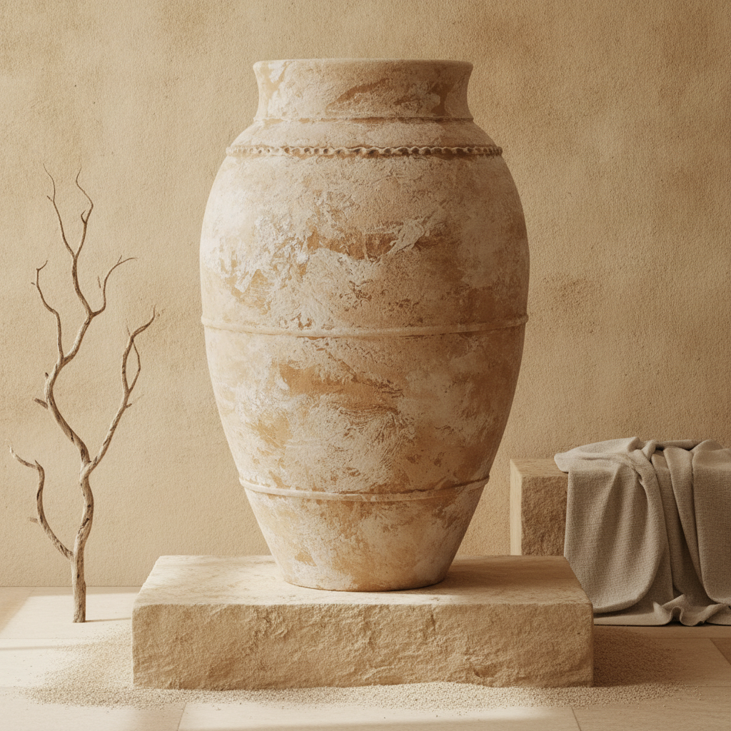 Vaso terracota artesanal  EXC 24, handmade em Portugal. Decoração orgânica. Design de interiores sustentável; design biofílico.   Decoração orgânica; Decoração wabi-sabi, farmhouse, Japandi, minimalista, mediterrânica, cottagecore e moderno.