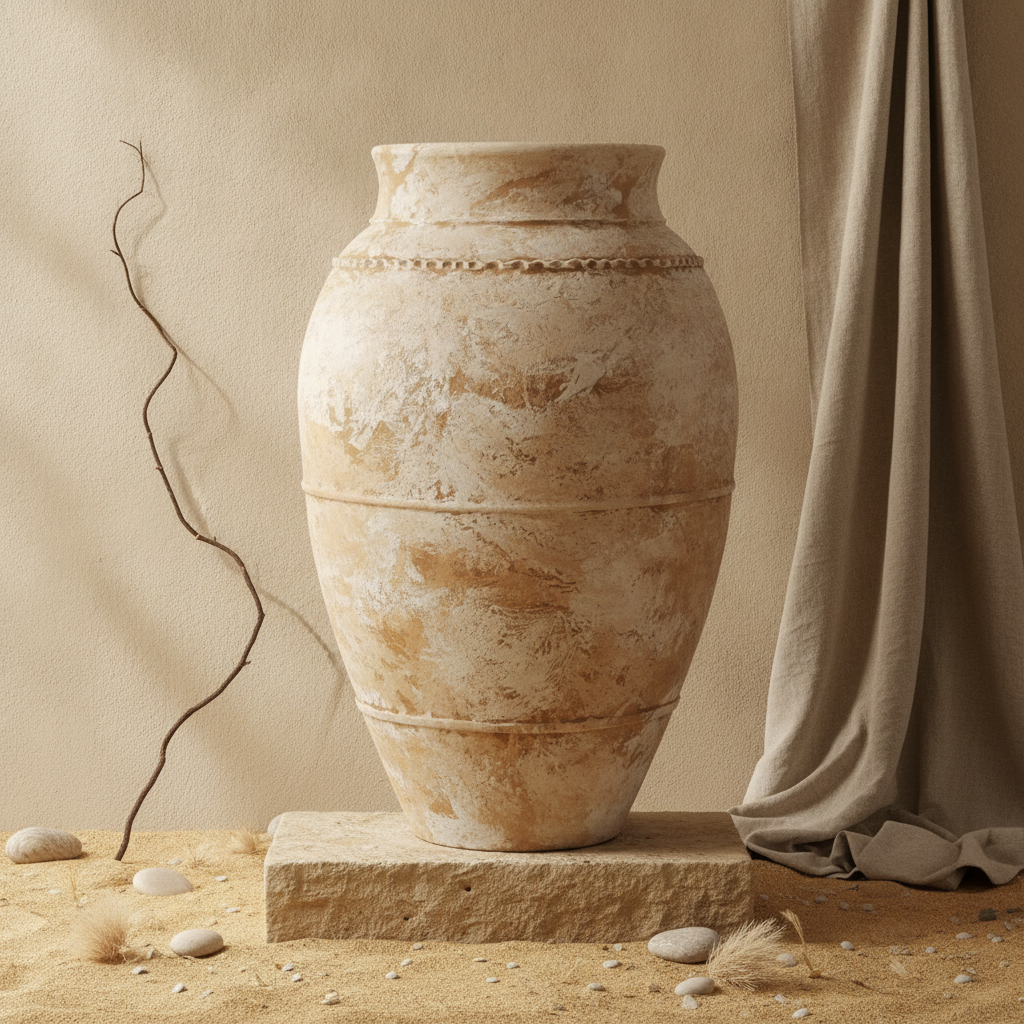 Vaso terracota artesanal  EXC 24, handmade em Portugal. Decoração orgânica. Design de interiores sustentável; design biofílico.   Decoração orgânica; Decoração wabi-sabi, farmhouse, Japandi, minimalista, mediterrânica, cottagecore e moderno.