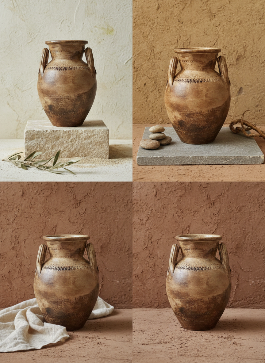 Vaso terracota artesanal RÚSTICO Poteh. Pote feito à mão em Portugal.  Decoração de interiores e exteriores; Estilos minimalista, rústico, mediterrânico, Japandi, estilo wabi-sabi e farmehouse.   Design biofílico;