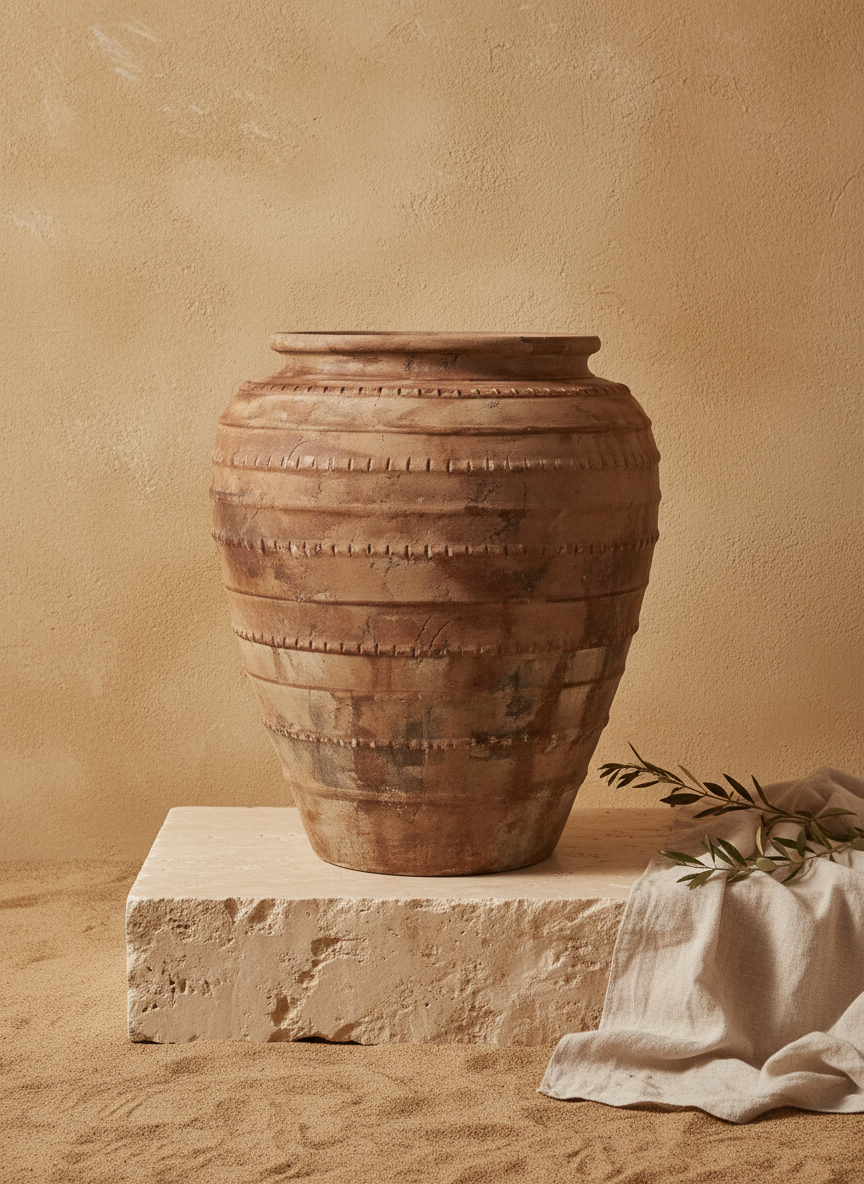 Vaso terracota artesanal Rústico B, feito   à mão em Portugal. Decoração  minimalista, rústico, mediterrânico, farmhouse e cottage. Decoração de interiores; Design biofílico; Decoração sustentável
