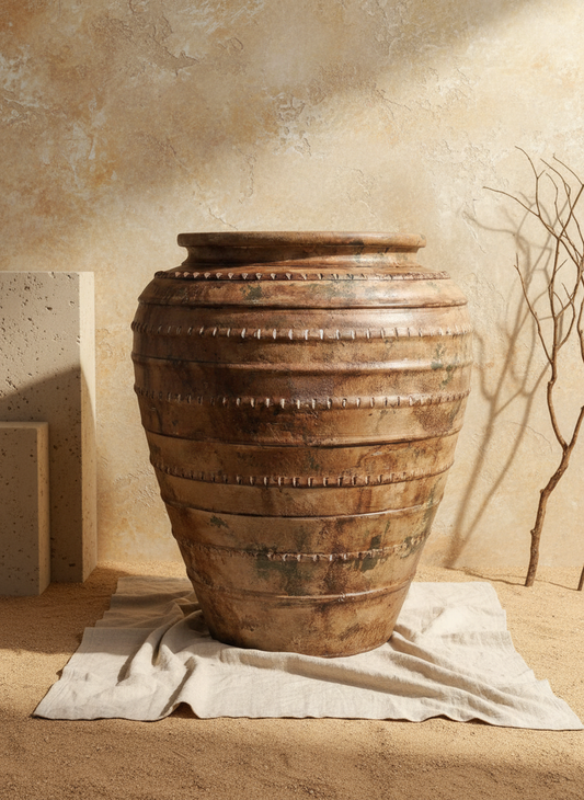 Vaso terracota artesanal Rústico B, feito   à mão em Portugal. Decoração  minimalista, rústico, mediterrânico, farmhouse e cottage. Decoração de interiores; Design biofílico; Decoração sustentável