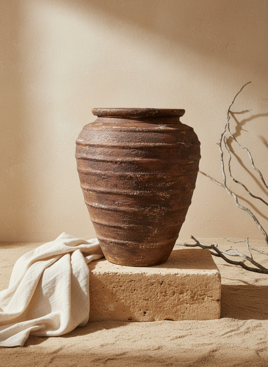 Decoração Orgânica RÚSTICO A | Vaso Terracota 45-75cm