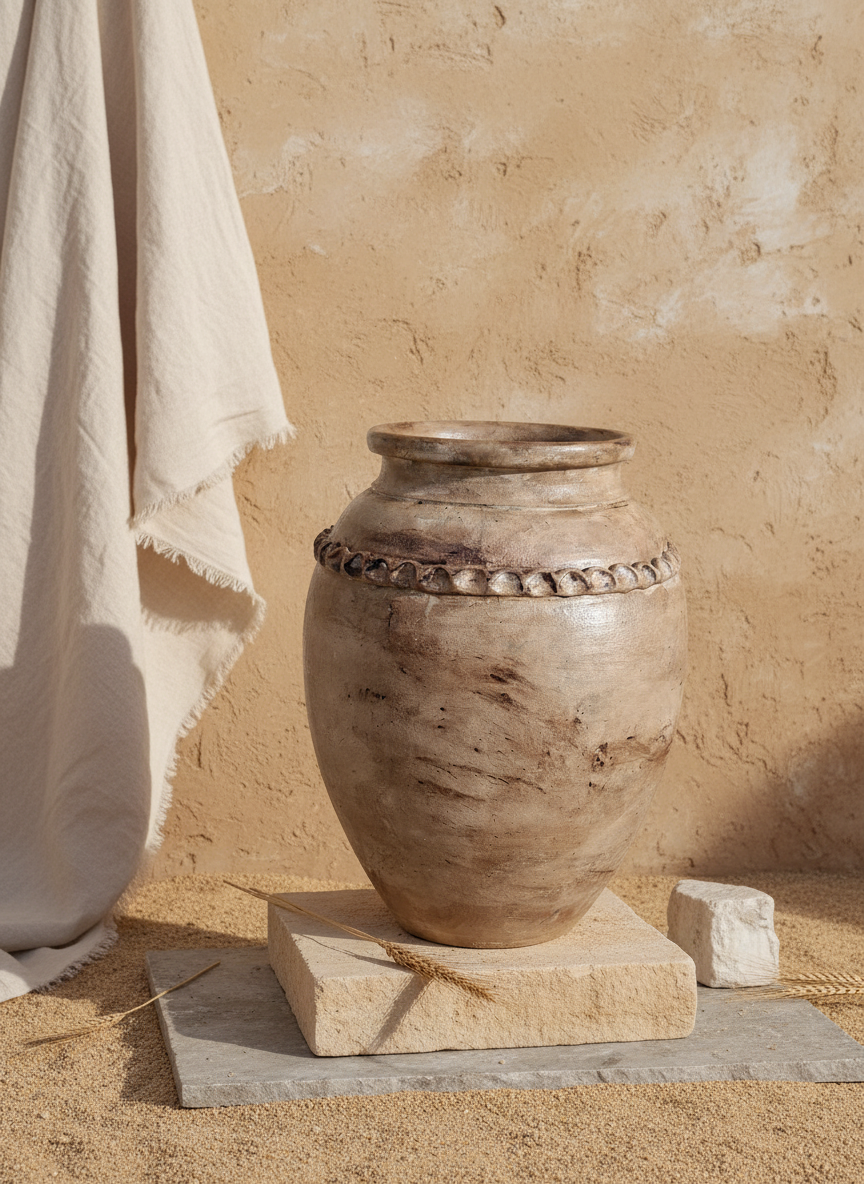 Vaso terracota artesanal RÚSTICO F feito à mão Portugal. Estilos minimalista, rústico, mediterrânico, Japandi, estilo wabi-sabi e farmehouse. Decoração de interiores;  design biofílico;